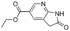Structure of 2,3-DIHYDRO-2-OXO-1H-PYRROLO[2,3-B]PYRIDINE-5-CARBOXYLIC ACID ETHYLESTER