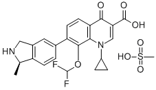 Structure of GARENOXACIN MESYLATE