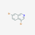 Structure of 4,7-dibromoIsoquinoline