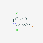 Structure of 7-bromo-1,4-dichloro-Isoquinoline
