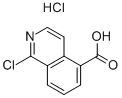 Structure of 1-chloroisoquinoline-5-carboxylic acid hydrochloride