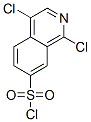 1,4-Dichloro-7-isoquinolinesulfonyl Chloride结构式