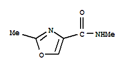 Structure of 4-Oxazolecarboxamide,N,2-dimethyl-
