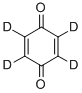 Structure of 1,4-BENZOQUINONE-D4