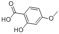 Structure of 4-Methoxysalicylic acid