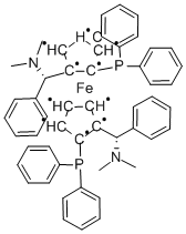Structure of (AS,AS)-1,1#-BIS[-(DIMETHYLAMINO)BENZYL]-(R,R)-2,2#-BIS(DIPHENYLPHOSPHINO