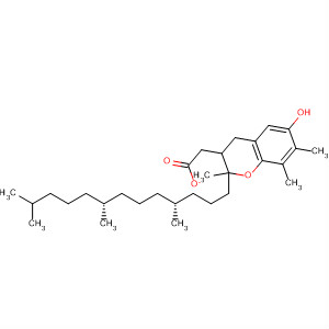 Structure of 2H-1-Benzopyran-6-ol,3,4-dihydro-2,7,8-trimethyl-2-[(4R,8R)-4,8,12-trimethyltridecyl]-,acetate, (2R)-