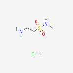 Structure of 2-amino-N-methylethanesulfonamide hydrochloride