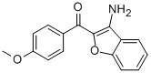 (3-AMINO-BENZOFURAN-2-YL)-(4-METHOXY-PHENYL)-METHANONE结构式
