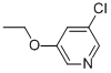 3-Chloro-5-ethoxypyridine结构式