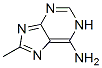 Structure of 8-methyl-5H-purin-6-amine