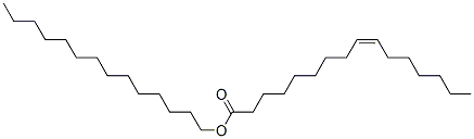9-Hexadecenoic acid, tetradecyl ester, (Z)-结构式