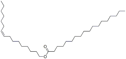Structure of Octadecanoic acid (Z)-9-hexadecenyl ester