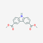 Structure of dimethyl 9H-carbazole-3,6-dicarboxylate