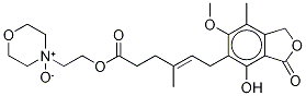 Structure of (4E)-6-(1,3-Dihydro-4-hydroxy-6-methoxy-7-methyl-3-oxo-5-isobenzofuranyl)-4-methyl-4-hexenoic Acid 2-(4-Oxido-4-morpholinyl)ethyl Ester
