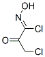 Structure of Propanimidoyl  chloride,  3-chloro-N-hydroxy-2-oxo-