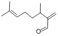 3,7-二甲基-2-亚甲-6-辛烯醛结构式