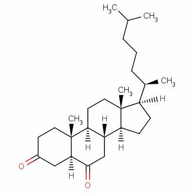 Structure of 5α-Cholestane-3,6-dione