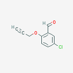 Structure of 5-Chloro-2-(2-propynyloxy)benzenecarbaldehyde