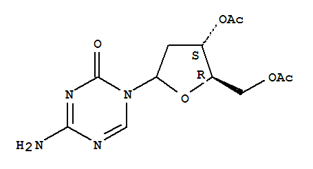 Structure of 3',5'-di-o-acetyl-2-deoxy-5-azacytosine