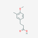 Structure of 3-(4-Methoxy-3-methyl-phenyl)-propionic acid