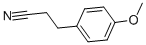 Structure of 3-(4-METHOXYPHENYL)PROPIONITRILE