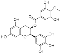 Structure of (-)-EPIGALLOCATECHIN 3-(4-O-METHYL)GALLATE