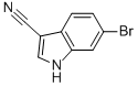 Structure of 6-Bromo-3-cyanoindole