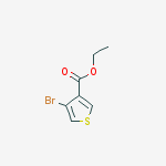4-Bromo-3-Thiophenecarboxylic Acid Ethyl Ester结构式