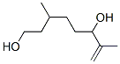 3,7-dimethyloct-7-ene-1,6-diol结构式