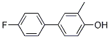 Structure of 4'-Fluoro-3-methyl-[1,1'-biphenyl]-4-ol