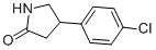Structure of 4-(4-Chlorophenyl)-2-pyrrolidinone