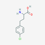 4-Chloro-DL-homophenylalanine结构式