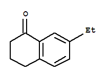 Structure of 7-Ethyl-3,4-dihydro-1(2H)-naphthalenone