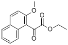 Structure of ETHYL 2-METHOXY-1-NAPHTHOYLFORMATE