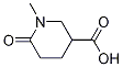 Structure of 1-Methyl-6-oxopiperidine-3-carboxylic acid