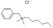 Structure of Benzyldimethylhexylammonium chloride