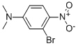 Structure of 3-BROMO-N,N-DIMETHYL-4-NITRO-BENZENAMINE