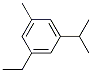 Structure of Benzene,1-ethyl-3-methyl-5-(1-methylethyl)-