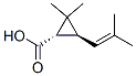 Structure of (1S-trans)-2,2-dimethyl-3-(2-methylprop-1-enyl)cyclopropanecarboxylic acid