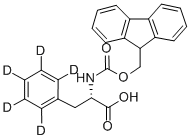 L-PHENYL-D5-ALANINE-N-FMOC结构式