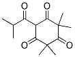 Structure of 2,2,4,4-Tetramethyl-6-(2-methyl-1-oxopropyl)-1,3,5-cyclohexanetrione