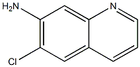 Structure of 6-Chloro-7-aminoquinoline