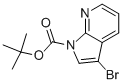 1-BOC-3-溴-7-氮杂吲哚结构式