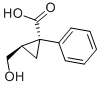 Structure of trans-2-(Hydroxymethyl)-1-phenylcyclopropanecarboxylic acid