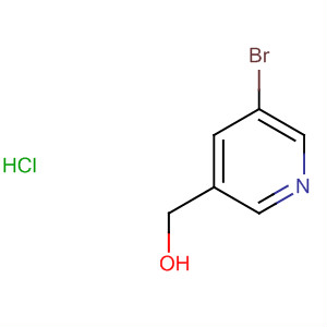 Chemical structure of 3-Pyridinemethanol, 5-bromo-, hydrochloride