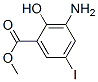 Structure of 3-Amino-5-iodo-2-hydroxybenzoic acid methyl ester