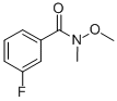 Structure of 3-FLUORO-N-METHOXY-N-METHYLBENZAMIDE