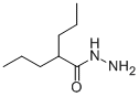 Structure of Pentanoic  acid,  2-propyl-,  hydrazide