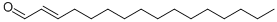Structure of (2E)-2-Hexadecenal
